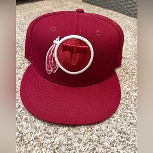 New Era Black and Red Fitted Cap